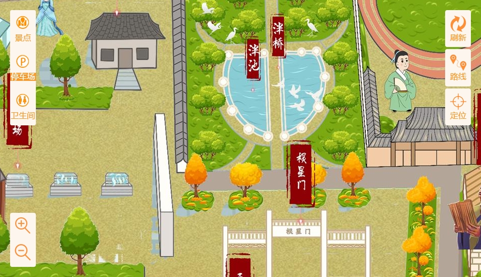 义县手绘地图景区语音讲解导览系统：智慧景区建设的基石